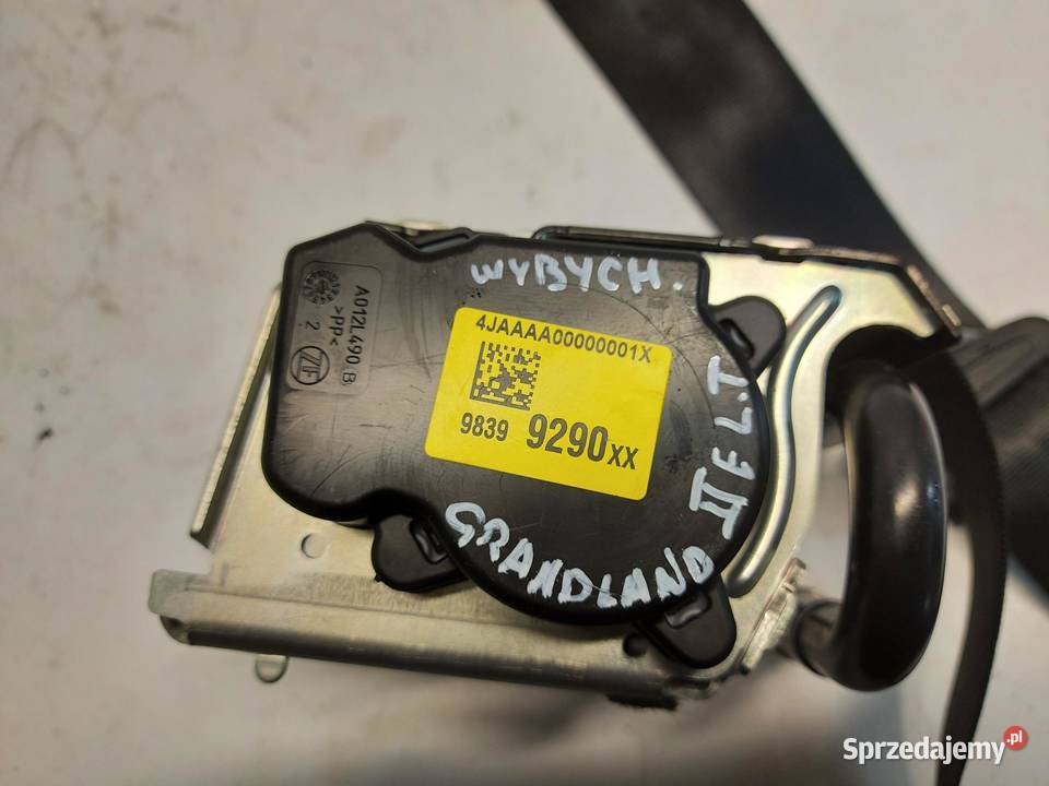 OPEL Grandland II 2024 Pas bezpieczeństwa tył Pasy bezpieczeństwa