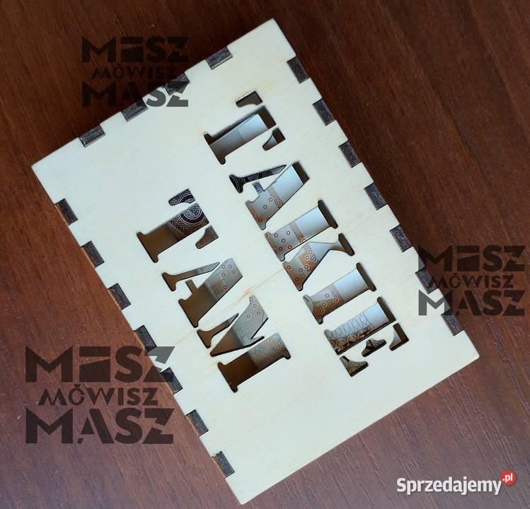 Pudełko na kasę hajs pieniądze Mikołaja ślub Racot sprzedam