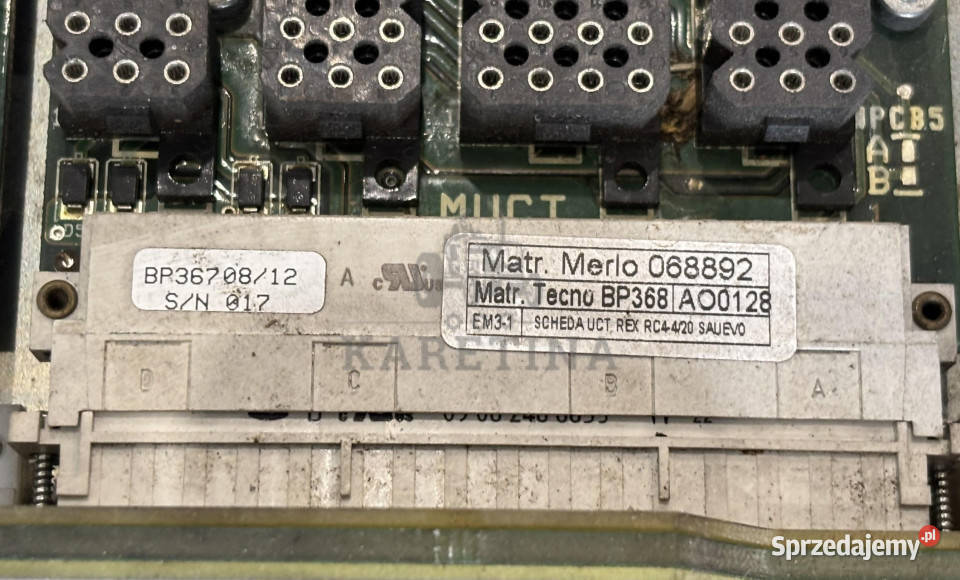 Merlo 068892 Kontroler Płyta Elektroniczna ECU Jastrzębniki sprzedam