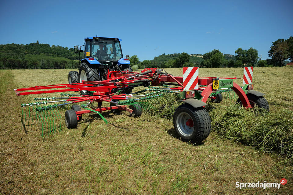 Zgrabiarka ENOROSSI ENODUO 780 dwukaruzelowa Korytki