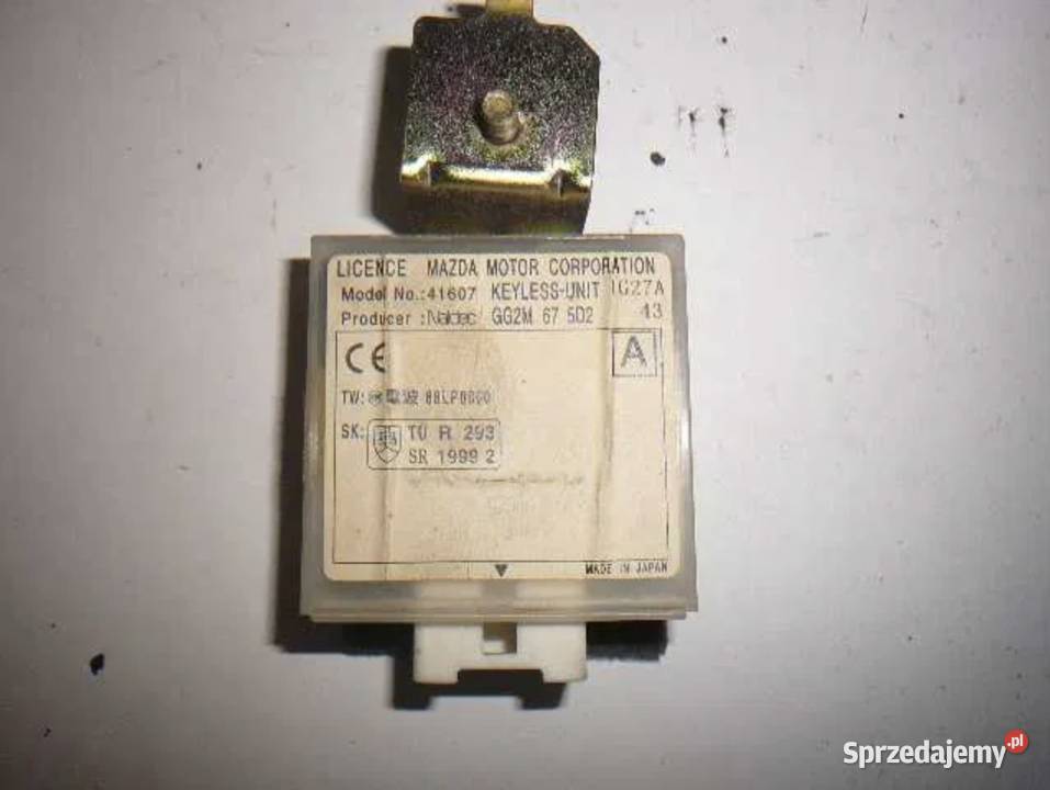 Moduł Sterownik Immobilizera GG2M 67 5D2 Mazda Ostrzeszów