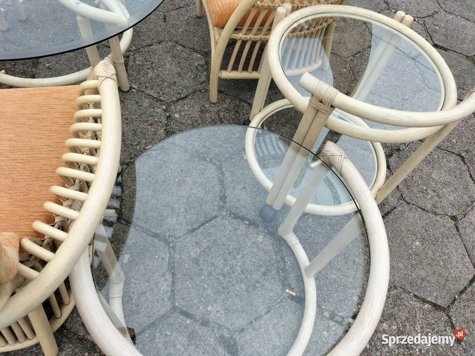 Piękny komplet mebli ogrodowych na taras zachodniopomorskie