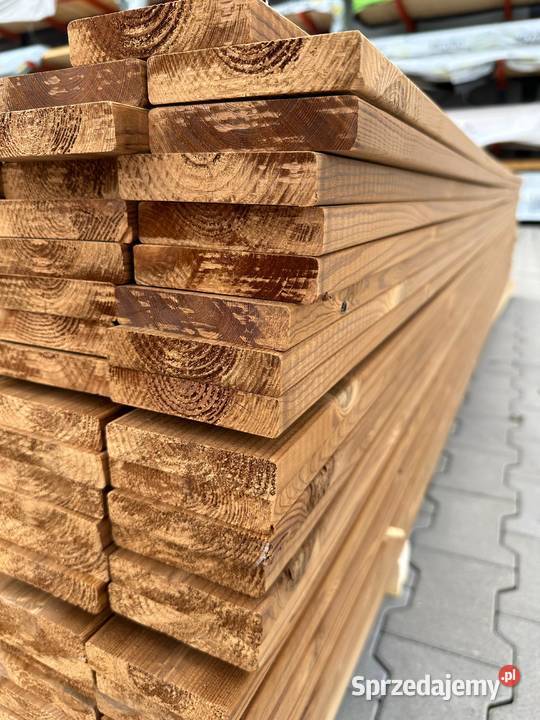 Deska elewacyjna drewniana thermo sosna KL A B Prusice