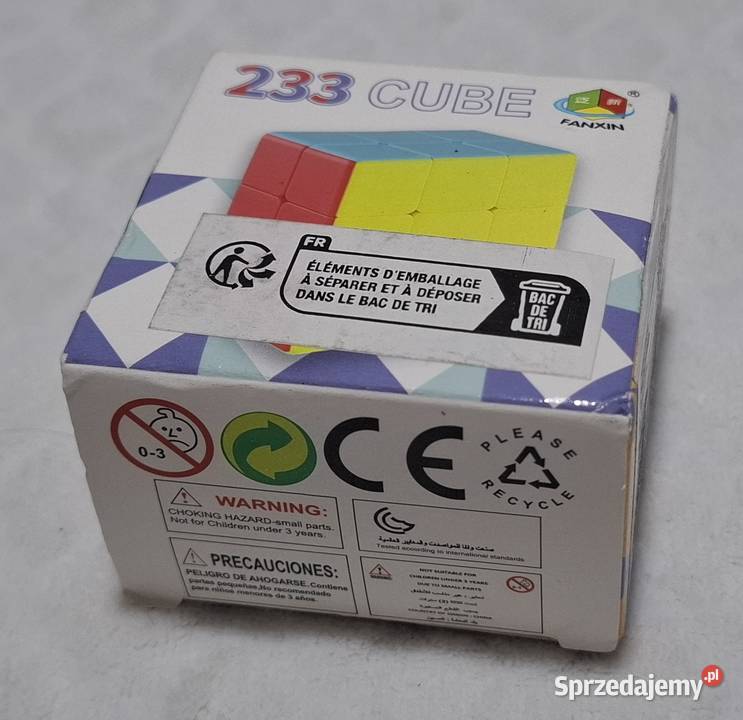 3x3x2 sześcian układanka kostka logiczna 6x6x4 Czeladź