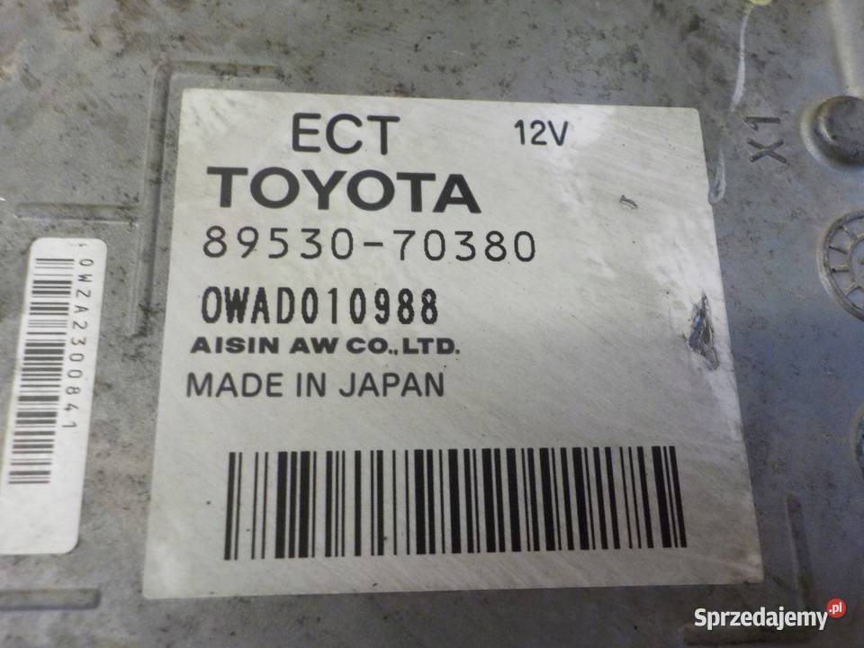 AYGO II 108 C1 10 VTI 22r 72 1KRFE sterownik osobowe Suków