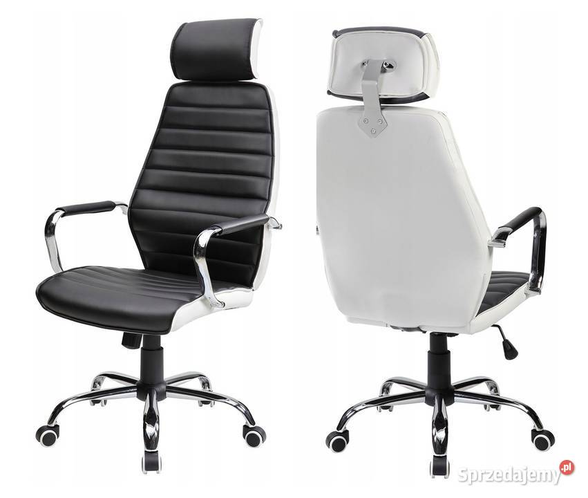 SKÓRZANY FOTEL BIUROWY KRZESŁO OBROTOWE VECOTTI 131cm wielkopolskie Kalisz
