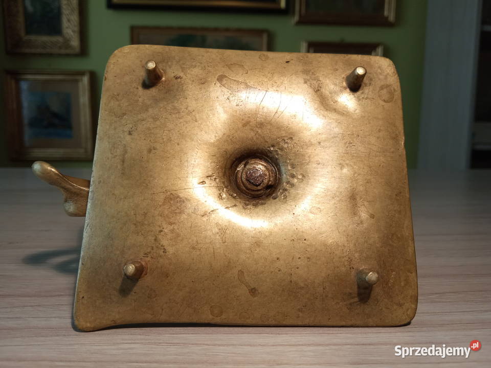 Piękny stary secesyjny kaganek Kraków