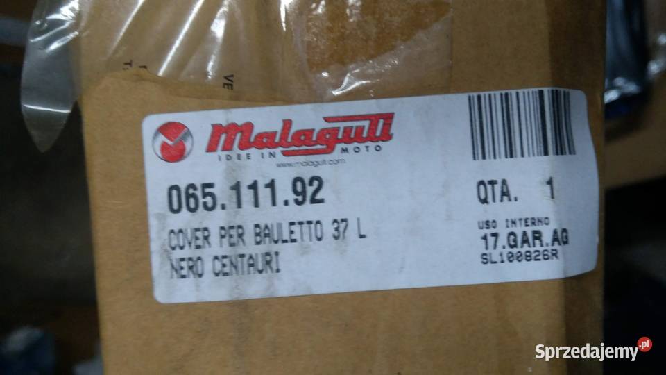 NOWA NAKŁADKA KUFRA MALAGUTI 37L TOPCASE Bielsk Podlaski