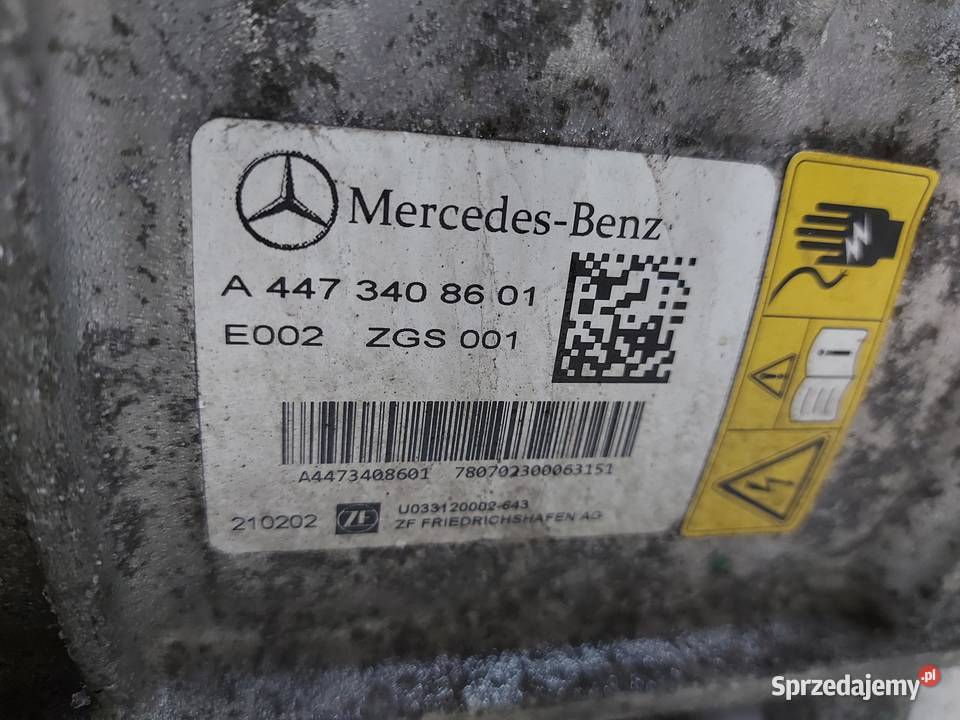 Mercedes EQV w447 Vklasa silnik przód sprzedam