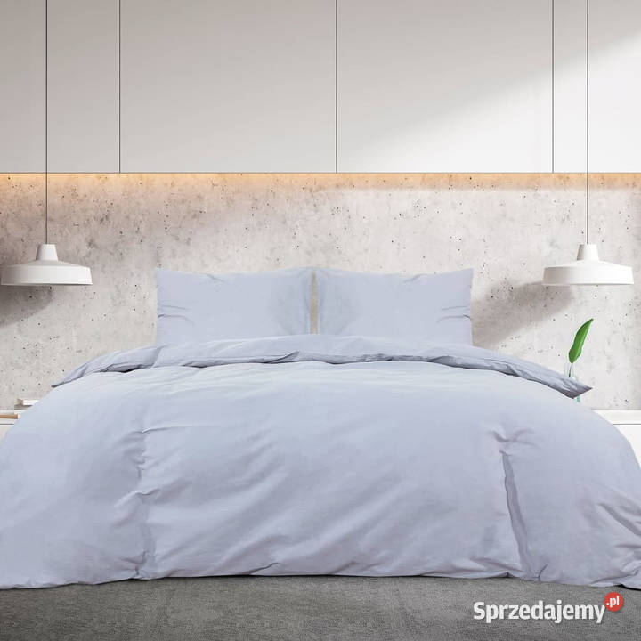 Zestaw pościeli szary 225x220 lekka mikrofibra mazowieckie Warszawa