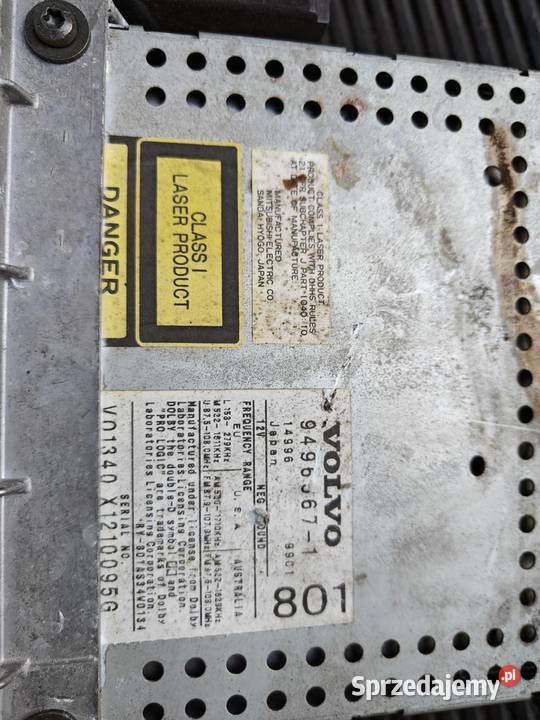 Radio volvo s80 Panele sterowania, przełączniki lubelskie Puławy