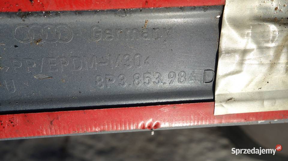 LISTWA BŁOTNIKA PRAWY TYŁ AUDI A3 8P 8P3853984D Ruda Śląska sprzedam