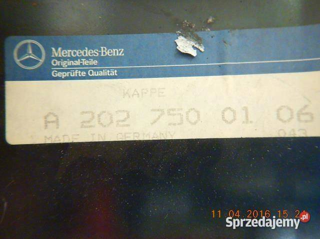KLAPKA WLEWU PALIWA MERCEDES CKLASA W202 NOWA