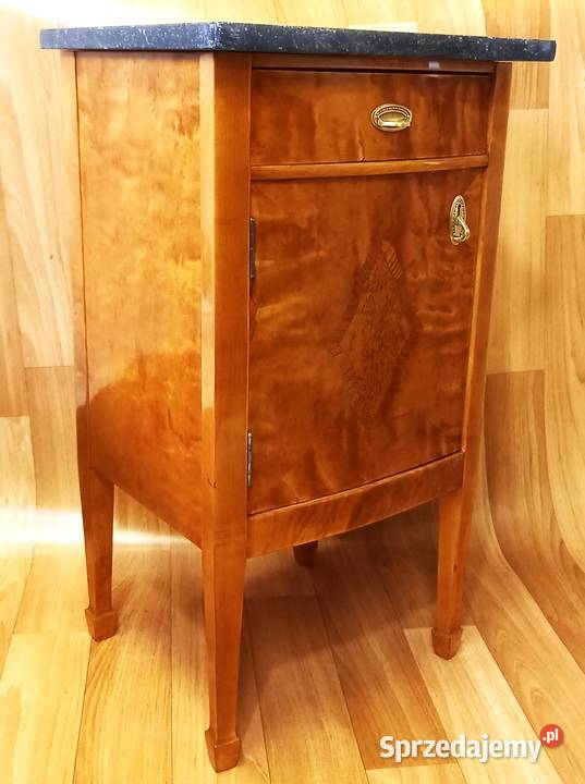 Szafka nocna politurowana dolnośląskie Mirsk