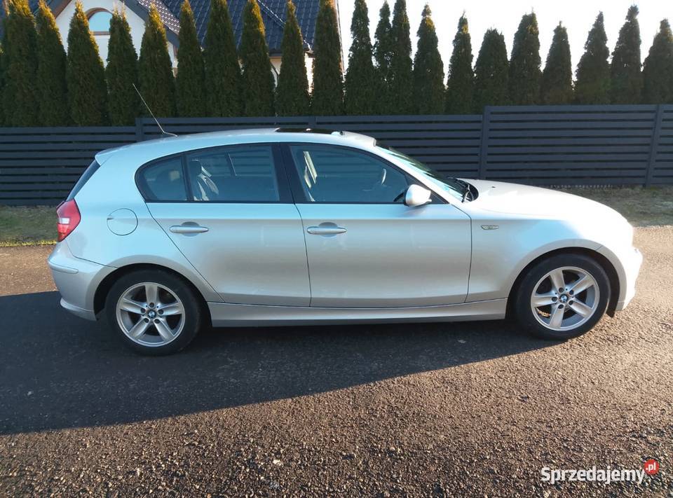 BMW 1 E87 Lift Bezwypadkowy Piękny Stan srebrny BMW