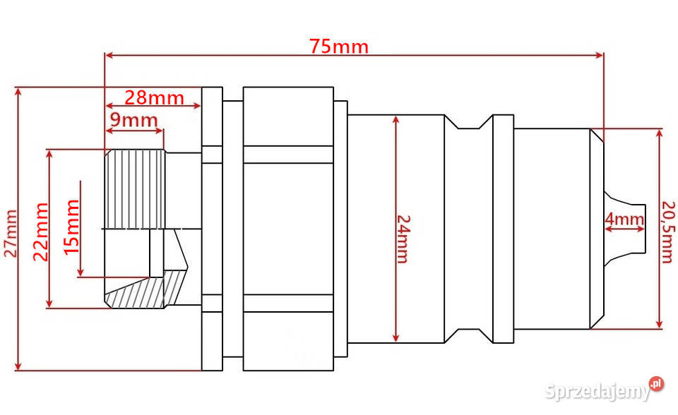 ZESTAW Szybkozłączy Euro Gniazdo WTYCZKA LONG sprzedam