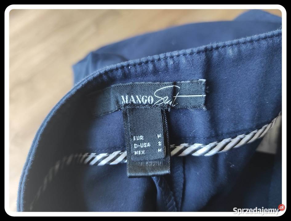 MANGO granatowa spódnica ołówkowa 38 M Płock