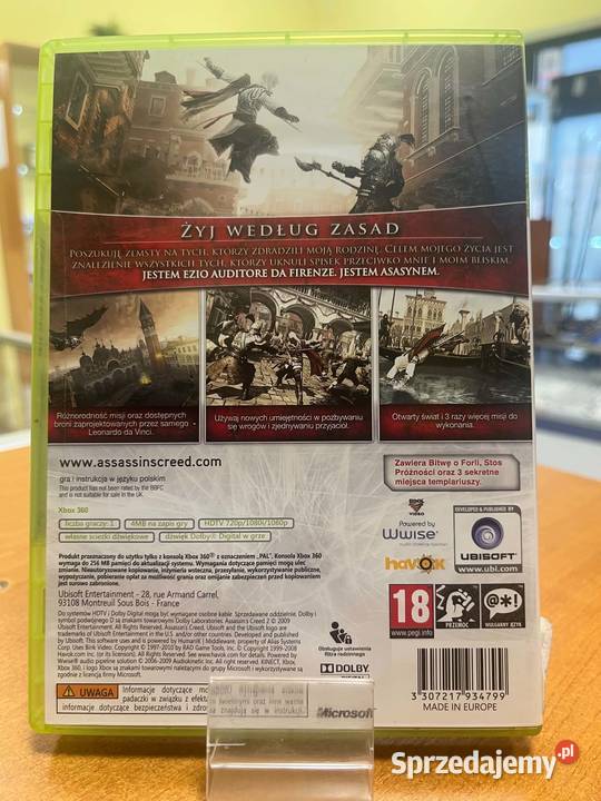 Assassins Creed II Game of the Year Edition Xbox Xbox360 Elbląg