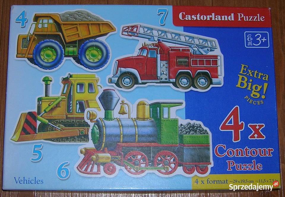 Animals with babies Castorland 4xformat 29x195 3 lata+ zachodniopomorskie Szczecin
