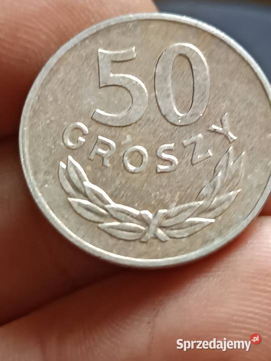 Sprzedam monetę 50 groszy 1985 mała skrętka