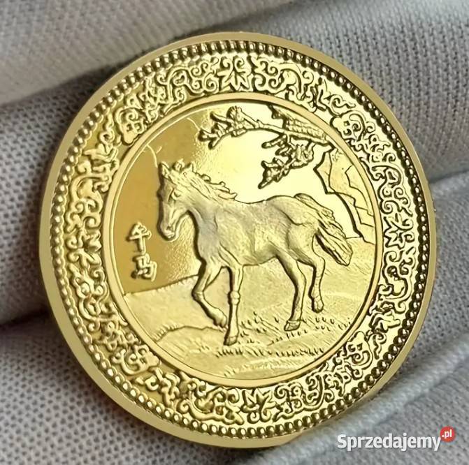 Zestaw kolekcjonerski monet medali Chińskie Warszawa