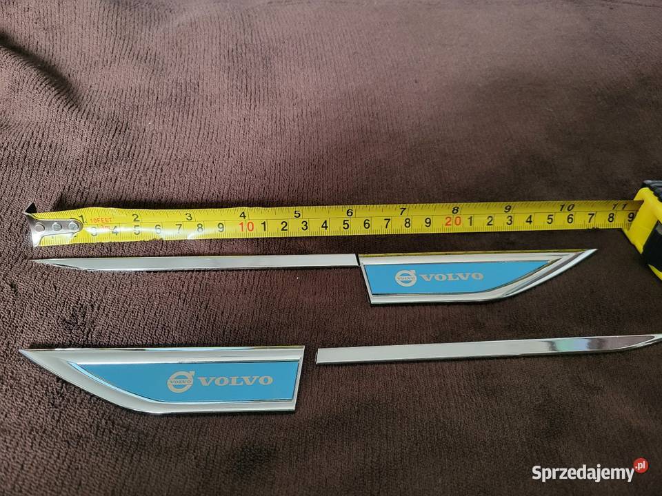 Metalowe emblematy VOLVO na błotniki komplet 4 Gliwice