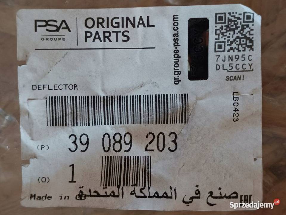 OPEL ASTRA K V 16 HOKEJ LISTWA SPOILER ZDERZAKA Pleszew