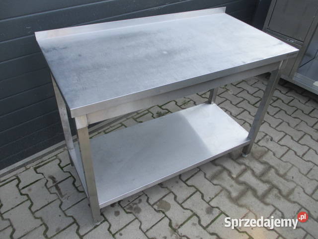STÓŁ GASTRONOMICZNY PRZYŚCIENNY Z PÓŁKĄ 1206085 Ostrów Wielkopolski sprzedam