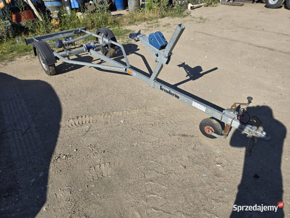 Przyczepka do łodzi wędkarskiej skutera wodnego Brenderup Stara Otocznia