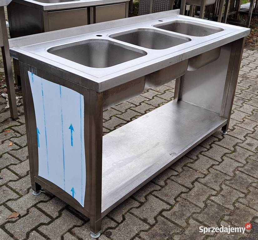 Zlew 3 Komorowy z Półką 1506085 M1209 N Nowe Skalmierzyce