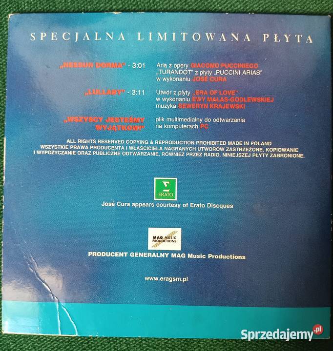 Ewa Małas Godlewska Jose Cura CD Zbylitowska Góra