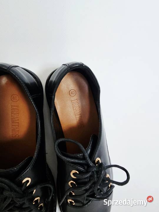 Nowe czarne oxfordy Dream Pairs 40