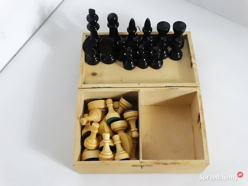 Oryginalne Szachy Drewniane 1961 SC Zuffenhausen Pozostałe Biłgoraj