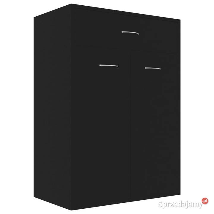 Szafka na buty czarna 60x35x84 materiał Warszawa