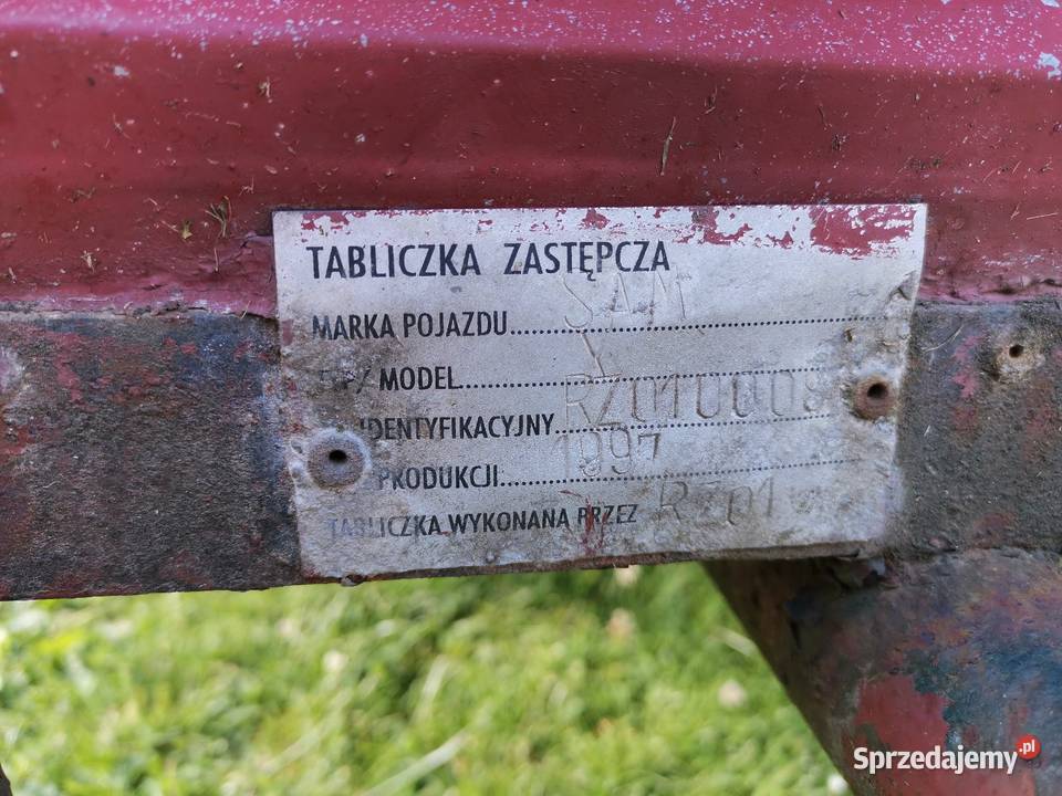 Przyczepka samochodowa Trzebownisko