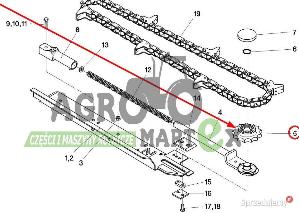 032012 KOŁO ZĘBATE Z17 GERINGHOFF nieuszkodzony Wichrów