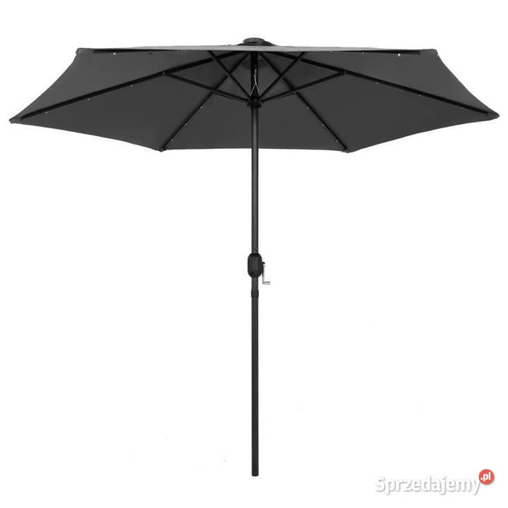 Parasol ogrodowy z LED i aluminiowym słupkiem Parasole ogrodowe Warszawa
