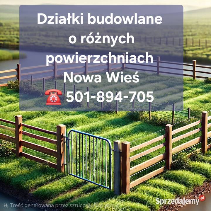 DZIAŁKI NA SPRZEDAŻ NOWA WIEŚ LIPNIAK Suwałki