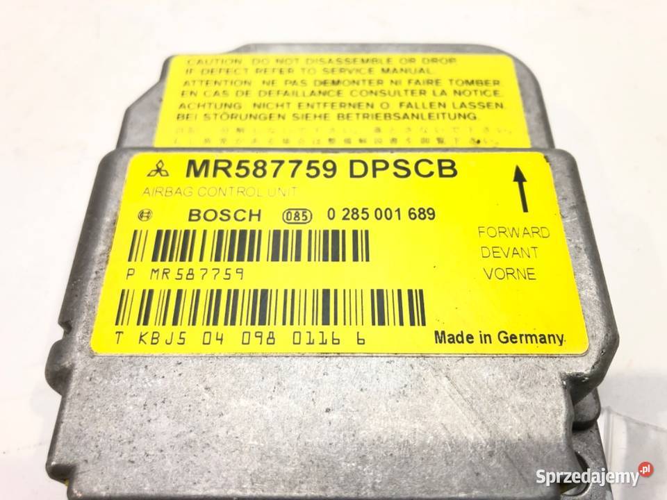 SENSOR AIRBAG MITSUBISHI COLT VI 0285001689 0212 sprzedam