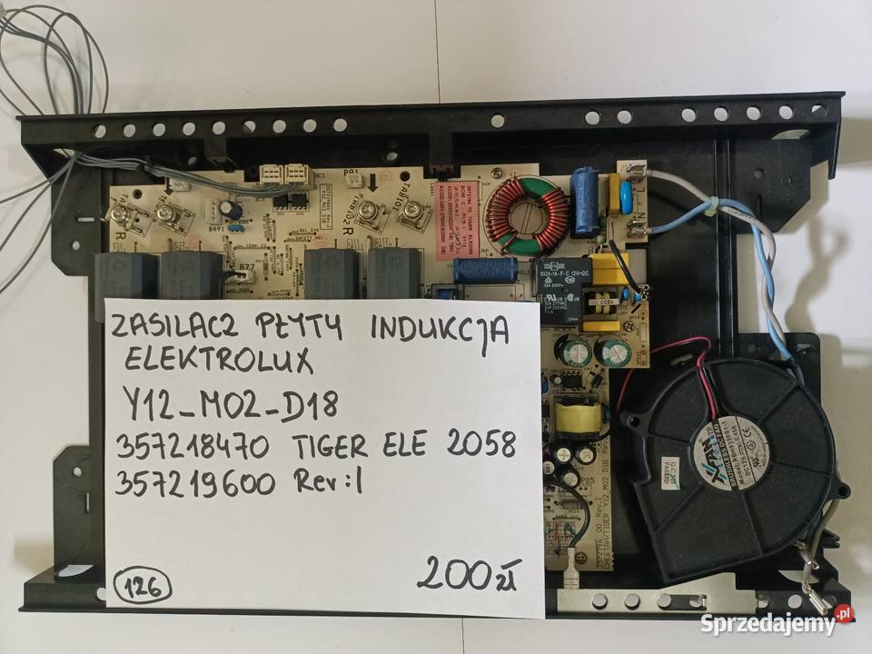 Zasilacz płyty indukcyjnej Y12M02D18 Części i akcesoria małopolskie Głogoczów