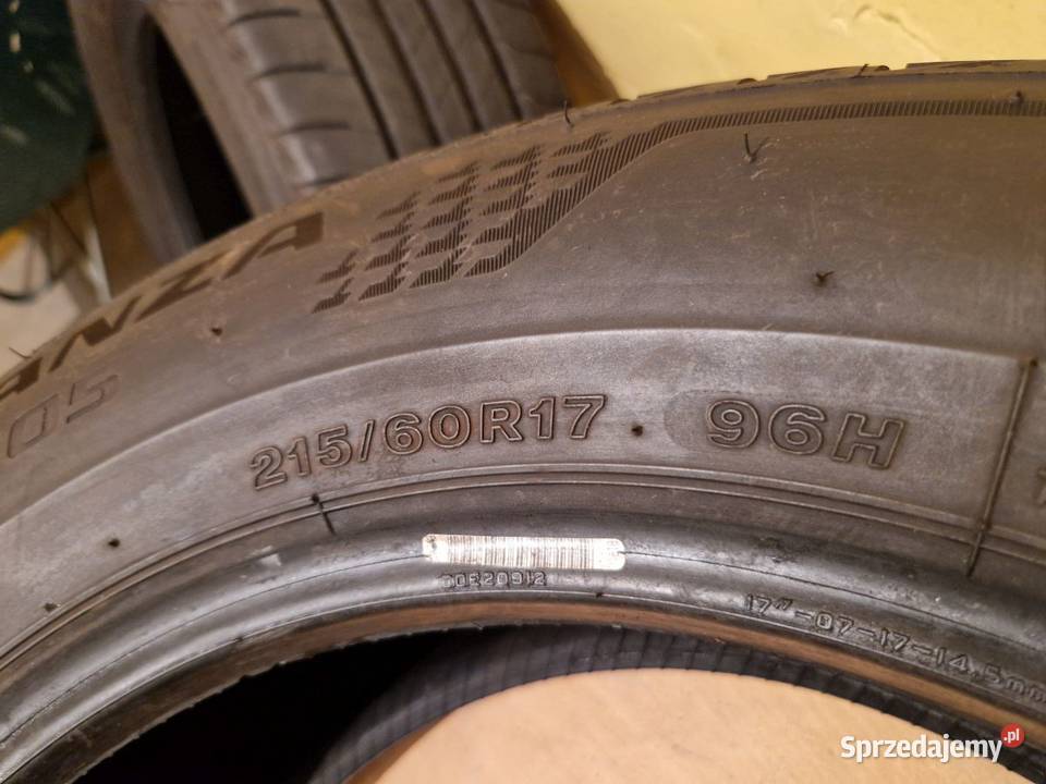 Opony letnie Bridgestone 21560 R17 96 H
