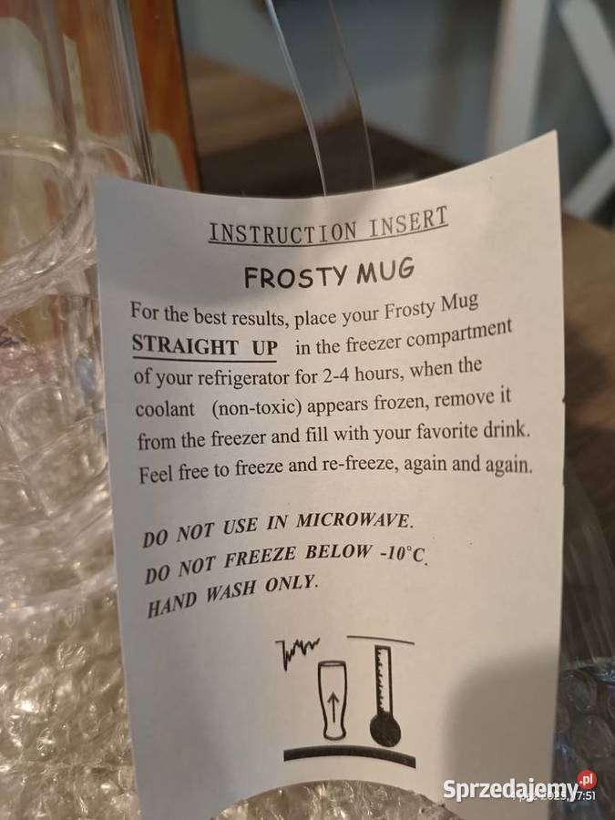 Kufel do schładzania piwa Wronki