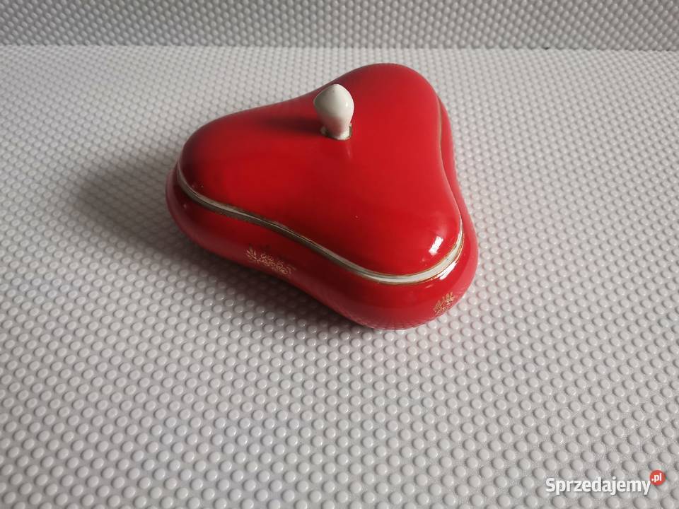 Stara unikatowa bomboniera puzderko porcelana