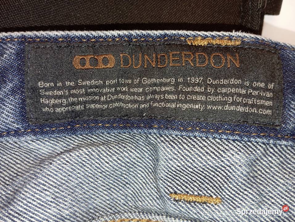 Nowe spodnie robocze Dunderdon Workwear gruby Ruda Śląska