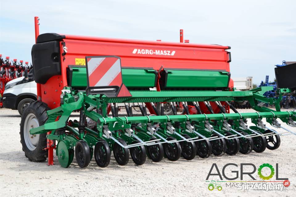 Siewnik zbożowy rzędowy 3m Agromasz SR301 Wróblewo