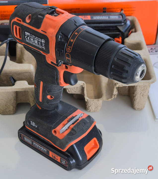 Wkrętarka udarowa akumulatorowa BlackDecker 18V śląskie Częstochowa sprzedam