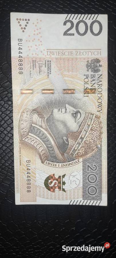 Banknot 100 i 200 zl Rzeszów