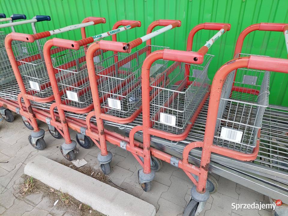 Sprzedam wózki zakupowe używane uszkodzone dolnośląskie Lubin