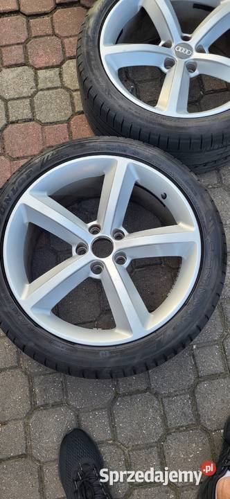Sprzedam felgi aluminiowe z oponami R1824540 Średnica 18" mazowieckie sprzedam