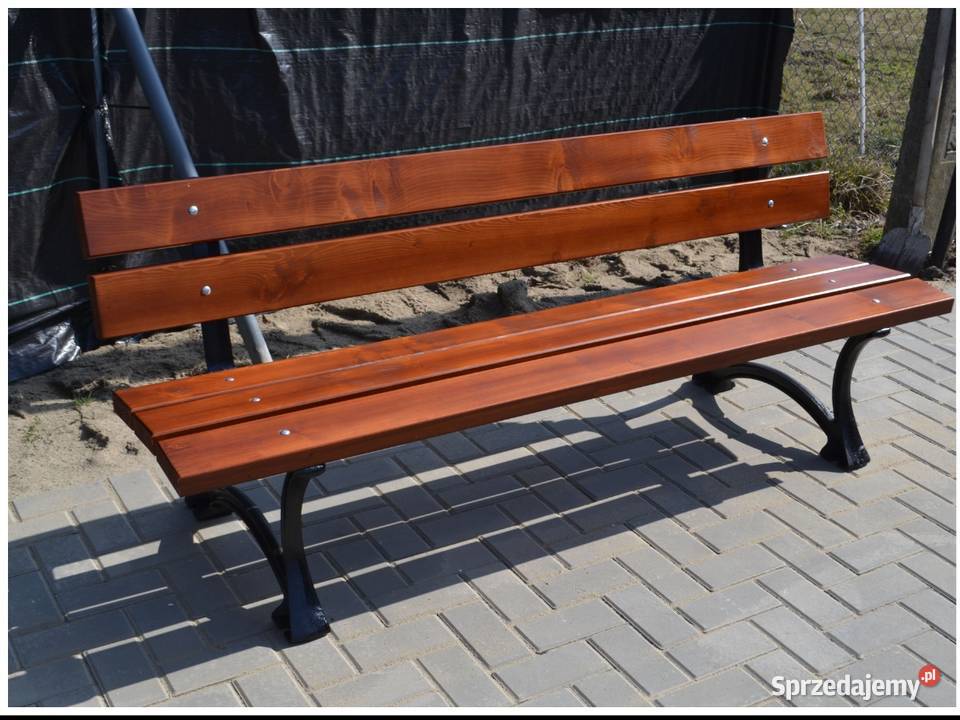 Ławka Parkowa Ogrodowa Miejska Ciężka Łódzka 180 Targowiska
